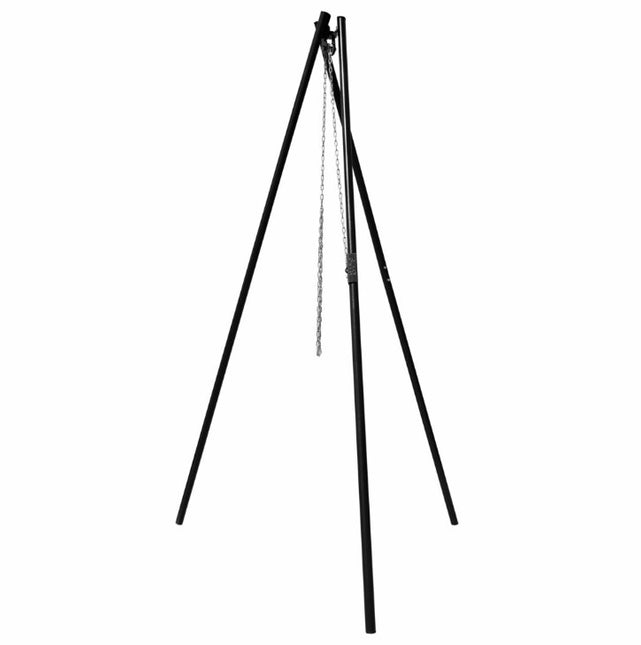 Trípode barbacoa 210 cm negro STOOQ