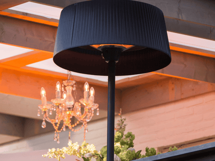 Estufa de pie exterior Artix 2100 negra Sunred