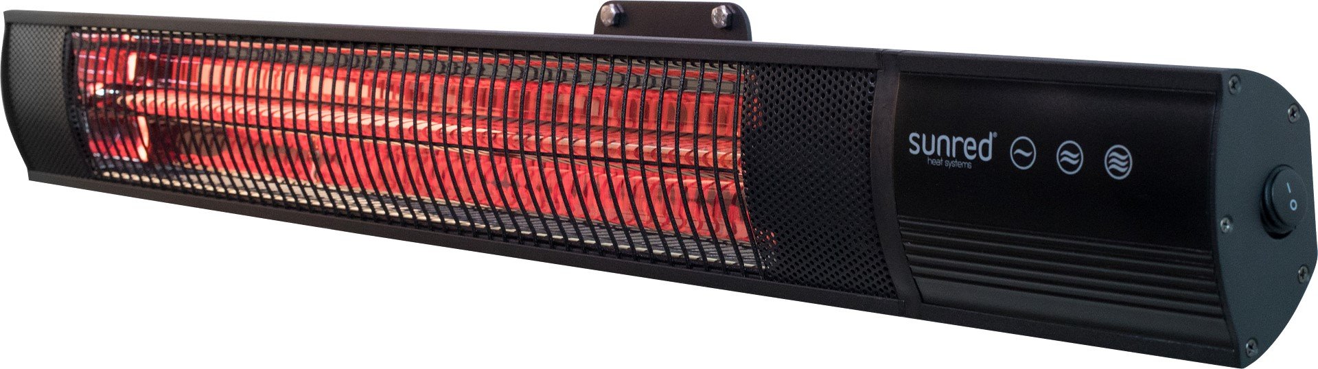 Estufa eléctrica exterior Royal Diamond Dark 1500 Sunred