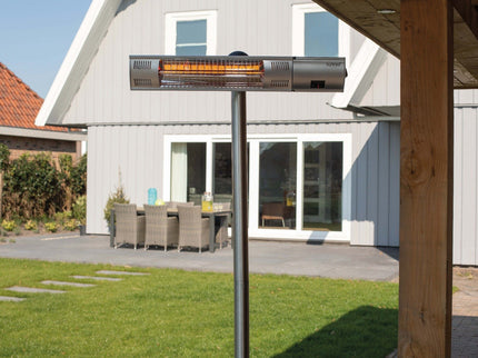 Estufa de pie exterior Royal Diamond 2000 plata Sunred