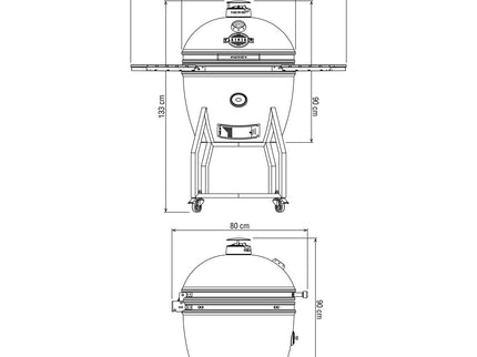 YAKINIKU kamado barbecue XLARGE compleet