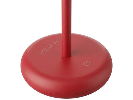 Lámpara solar de mesa Bobbie rojo ZOLUNA