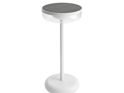 Lámpara solar de mesa Bobbie blanco ZOLUNA
