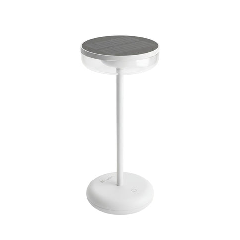 Lámpara solar de mesa Bobbie blanco ZOLUNA