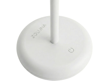 Lámpara solar de mesa Bobbie blanco ZOLUNA