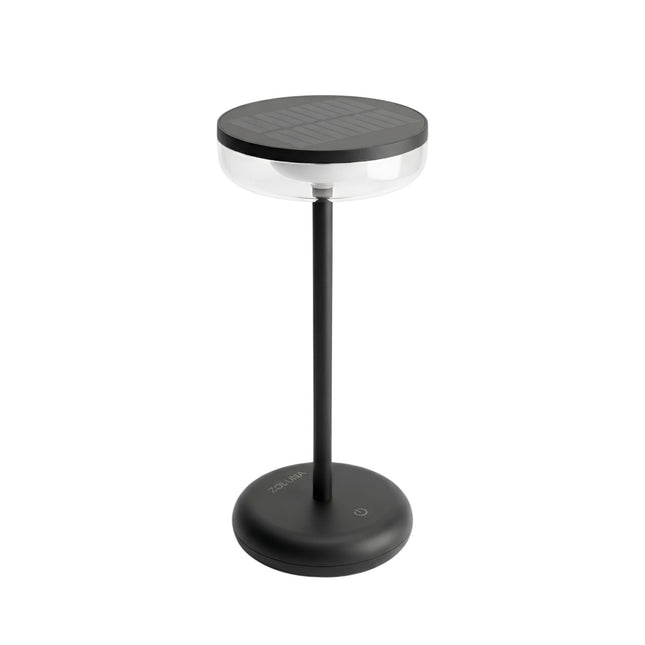 Lámpara solar de mesa Bobbie negro ZOLUNA