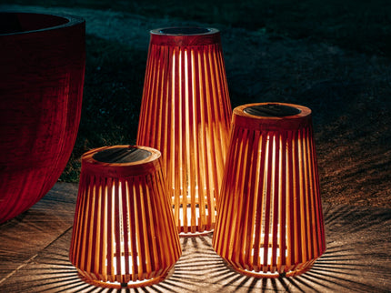 ZOLUNA solar vloerlamp Lon M teak