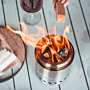 RedFire Volcano Pellet Chimenea de Mesa S