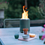 RedFire Volcano Pellet Chimenea de Mesa S