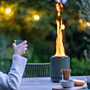 RedFire Volcano Pellet Chimenea de Mesa S
