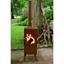 BonFeu BonCarré QLP chimenea de jardín Corten