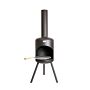 BonFeu BonSelo Negro chimenea de jardín