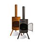 BonFeu BonTon 50 Negro chimenea de jardín