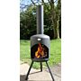 BonFeu BonSelo Negro chimenea de jardín