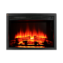Livin'flame Chimenea de inserción Arosa Wifi Negro