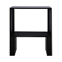 Livin' flame repisa de chimenea Ardez Negro