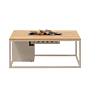 Cosi Mesa de Fuego Cosiloft 120 Beige / Teak