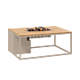 Cosi Mesa de Fuego Cosiloft 120 Beige / Teak