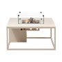 Cosi Mesa de Fuego Cosiloft 100 Sandy Beige / Stone