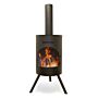 BonFeu BonTon 60 Negro chimenea de jardín