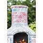 La Hacienda Geometric Chimenea mexicana