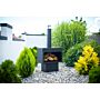 Redfire Jersey XL Chimenea de patio Negro