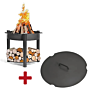 CookKing Cuenco de Fuego Montana High Ø70 cm + Tapa