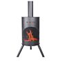 BonFeu BonTon 60 Negro chimenea de jardín