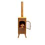 BonFeu BonCarré QLP chimenea de jardín Corten