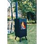 BonFeu BonCarré QLP Negro chimenea de jardín