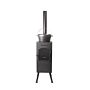 BonFeu BonCarré QLP Negro chimenea de jardín