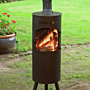 BonFeu BonGiano LP Negro Chimenea Exterior