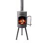 BonFeu BonGiano SP Negro chimenea de jardín