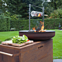 Barbacoa plancha BonBiza Island XL corten BonFeu