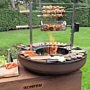 Barbacoa plancha BonBiza Island XL corten BonFeu