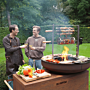 Barbacoa plancha BonBiza Island XL corten BonFeu