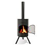 BonFeu BonTon 40 Negro chimenea de jardín