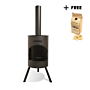 BonFeu BonTon 50 Negro Chimenea Exterior