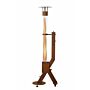 Estufa exterior de pellets Rocket Heater de acero corten Green Flame