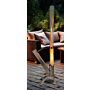 Green Flame Lounge Chimenea de Pellet de Acero Inoxidable