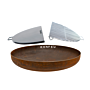 Pack ahorro BonFeu brasero 100 + BonPlancha 1/2 100 + BonGrill 1/2 100