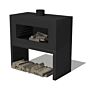 FORNO Chimenea exterior Enok Negro