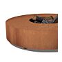 FORNO Mesa de fuego Acero Corten Redondo (Ø125)