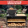 HEAT Trolle Cocina Exterior Negro