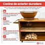 HEAT Trolle Cocina Exterior Óxido