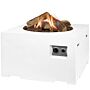 Happy Cocooning Mesa de Fuego Cuadrada Blanca