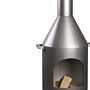 GardenMaxX Cotopaxi Inox chimenea exterior