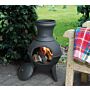 Esschert Chimenea de Hierro Fundido Pequeña
