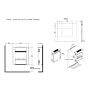 Dimplex Nissum L Aspecto concreto Opti-myst