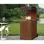 Chimenea de gas Faber The Buzz Acero corten